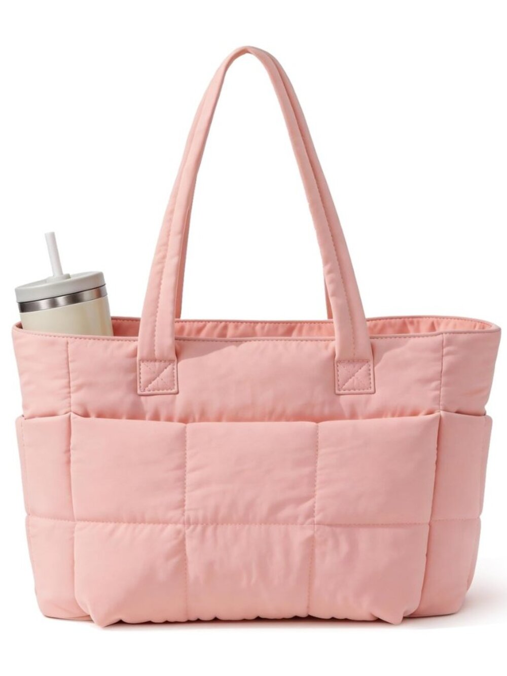 Tote Bag for Women,Lightweight Puffer Work Shoulder Tote with